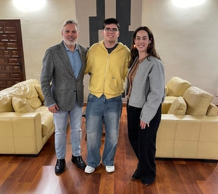 El Ayuntamiento de Plasencia celebra el éxito de Mario Díaz, tercer premio en el concurso nacional de cocina de Ternera ASEAVA