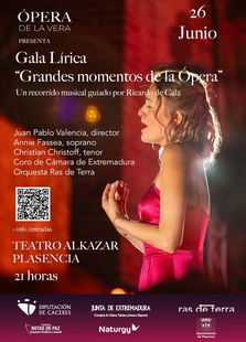 El Teatro Alkázar de Plasencia se viste de gala con el gran espectáculo lírico 