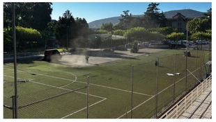 El Ayuntamiento de Plasencia inicia la reforma integral del campo de fútbol 7 del Parque de la Coronación