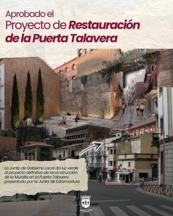 El Ayuntamiento de Plasencia da luz verde al proyecto de acondicionamiento y ordenación de la muralla en la Puerta de Talavera